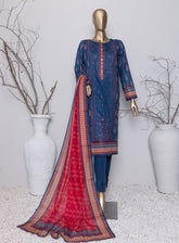 Asasa By HZ Textile Digital Embroidered Lawn 3 Piece Unstitched Suit HZ24AV4 AEL-41