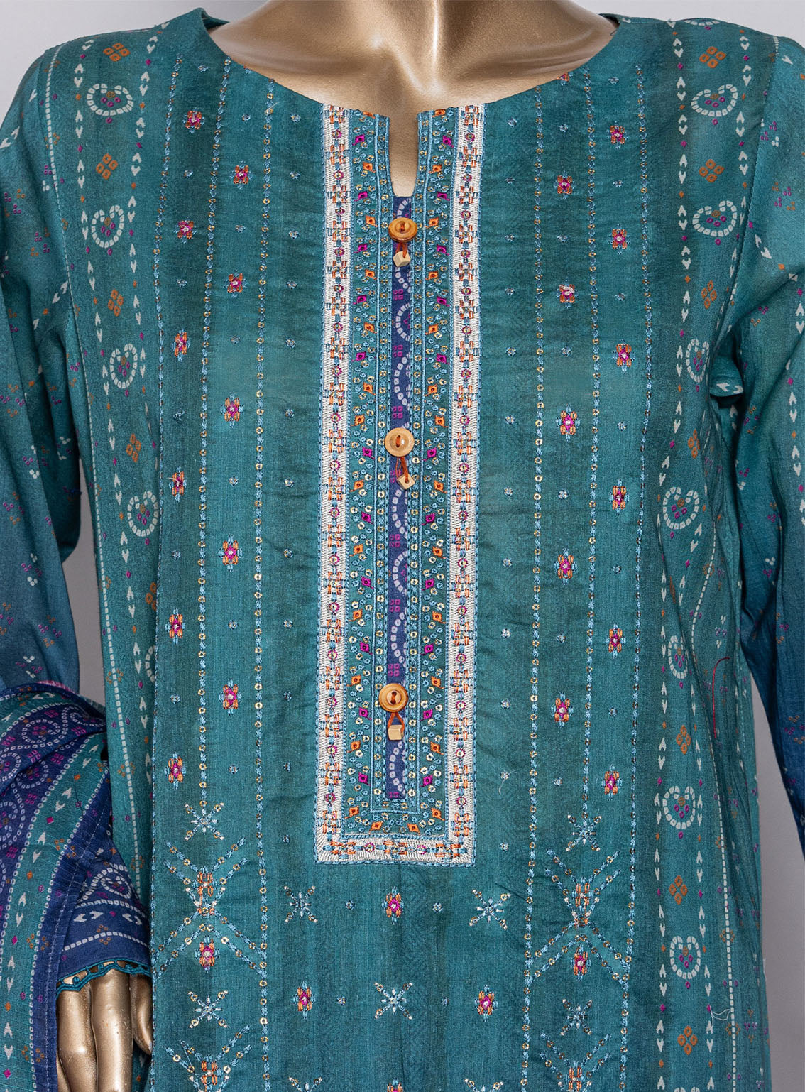 Asasa By HZ Textile Digital Embroidered Lawn 3 Piece Unstitched Suit HZ24AV4 AEL-46 Asasa By HZ Textile Digital Embroidered Lawn 3 Piece Unstitched Suit HZ24AV4 AEL-46