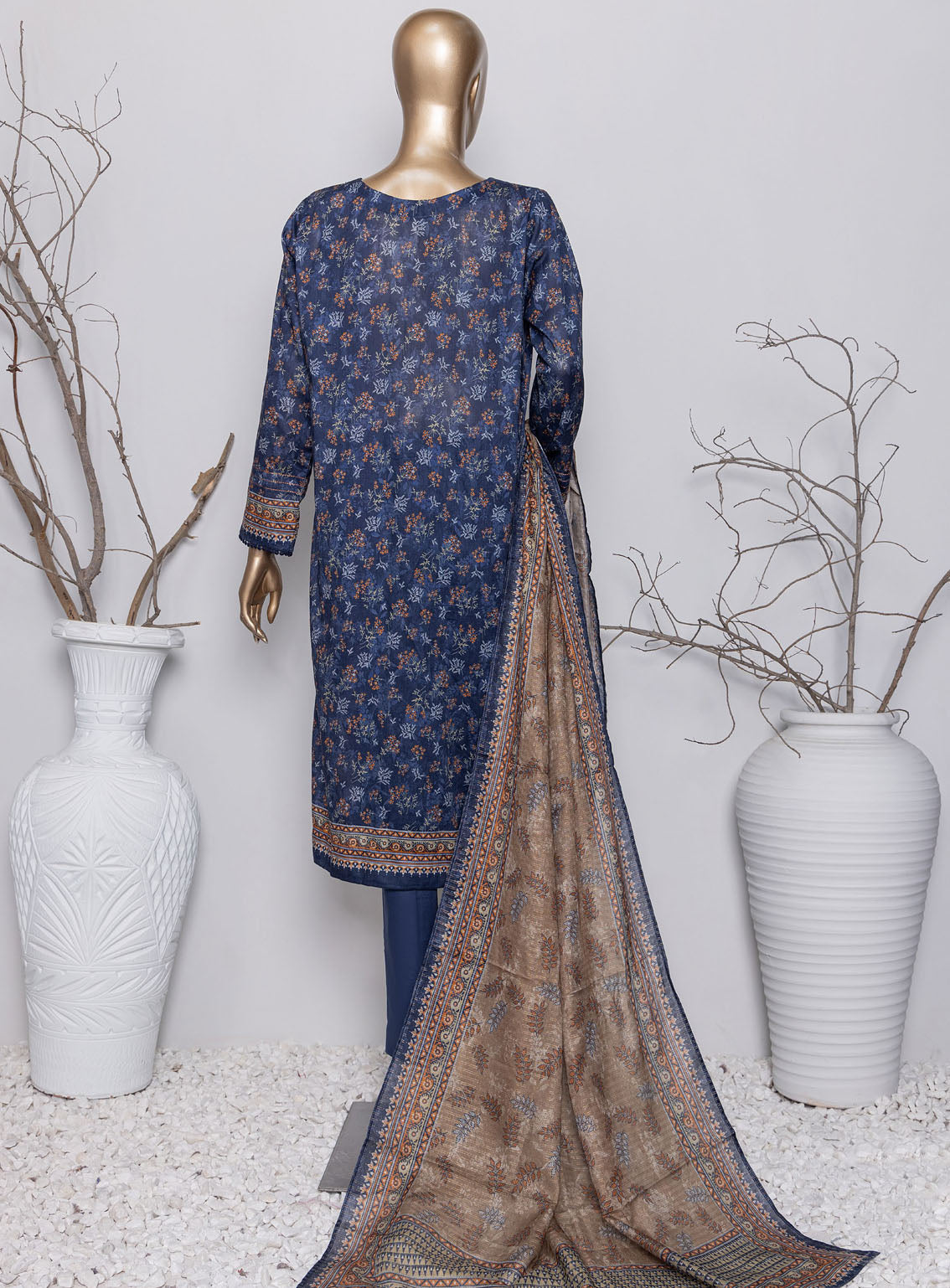 Asasa By HZ Textile Digital Embroidered Lawn 3 Piece Unstitched Suit HZ24AV4 AEL-63 Asasa By HZ Textile Digital Embroidered Lawn 3 Piece Unstitched Suit HZ24AV4 AEL-63