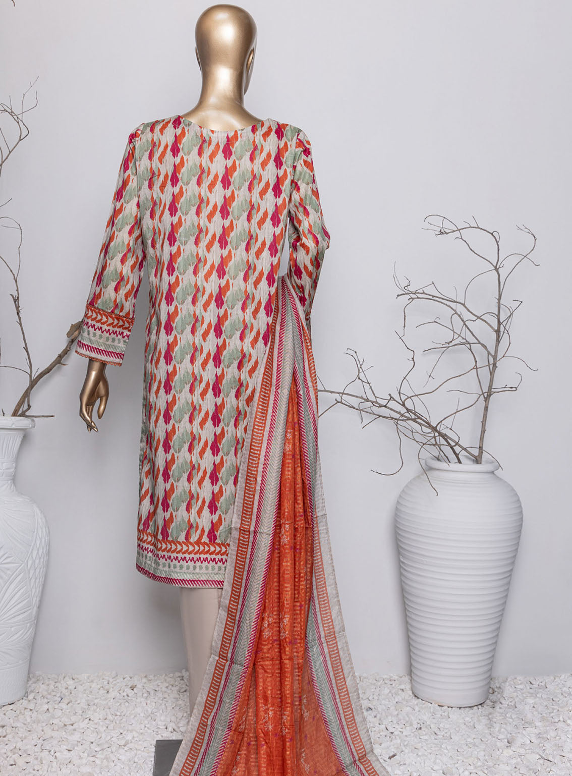 Asasa By HZ Textile Digital Embroidered Lawn 3 Piece Unstitched Suit HZ24AV4 AEL-65 Asasa By HZ Textile Digital Embroidered Lawn 3 Piece Unstitched Suit HZ24AV4 AEL-65