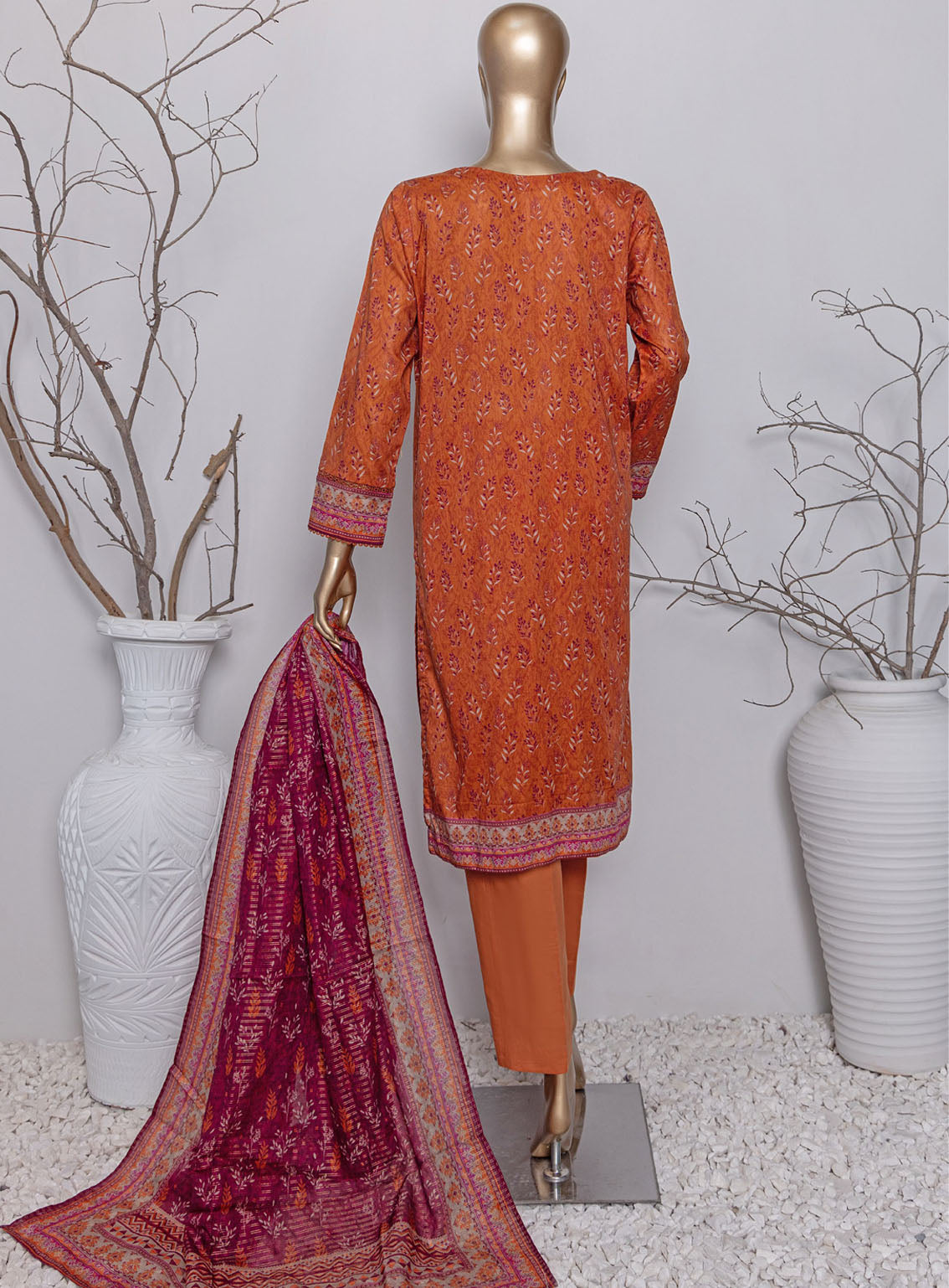 Asasa By HZ Textile Digital Embroidered Lawn 3 Piece Unstitched Suit HZ24AV4 AEL-67 Asasa By HZ Textile Digital Embroidered Lawn 3 Piece Unstitched Suit HZ24AV4 AEL-67