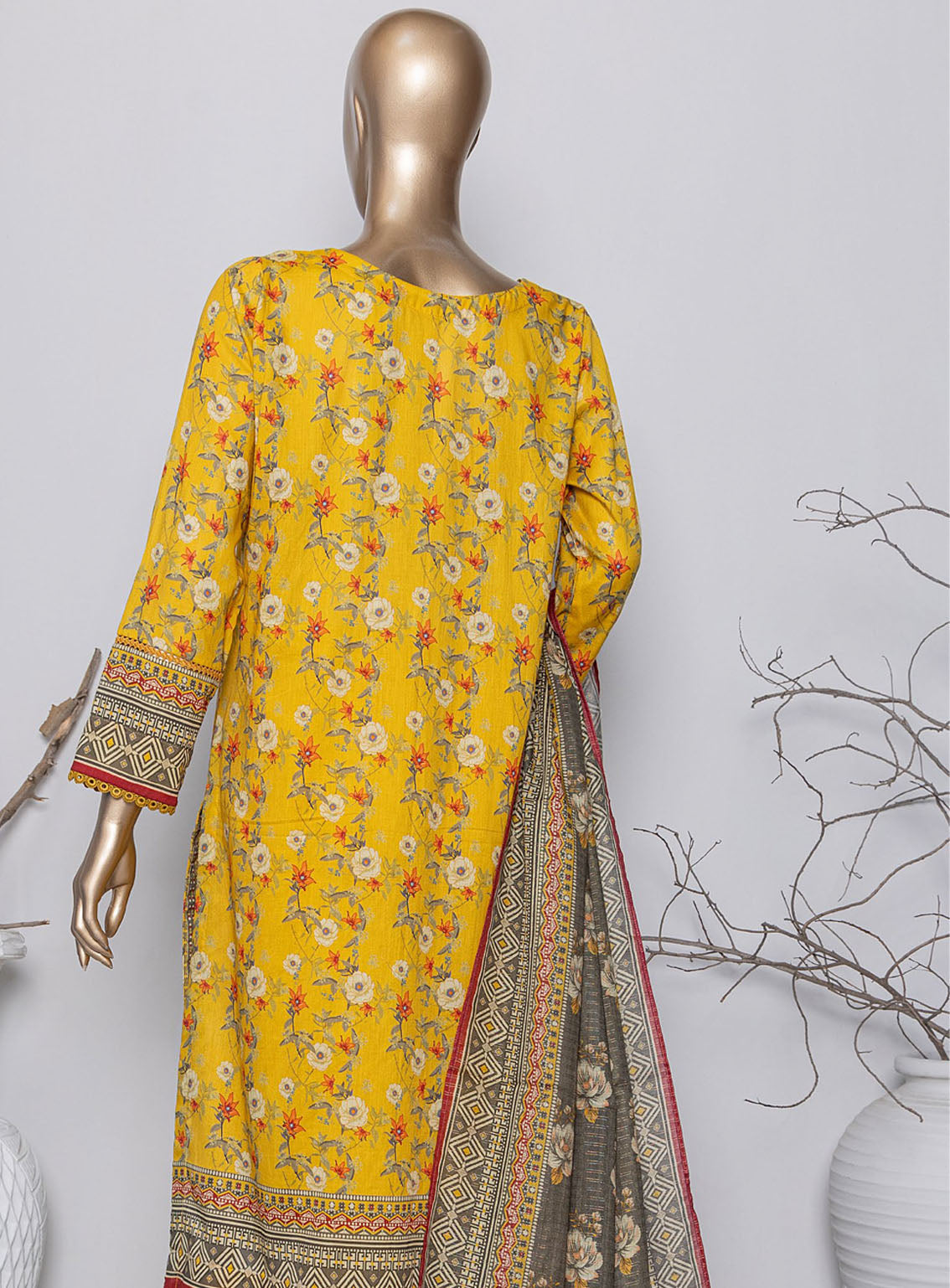 Asasa By HZ Textile Digital Embroidered Lawn 3 Piece Unstitched Suit HZ24AV4 AEL-72 Asasa By HZ Textile Digital Embroidered Lawn 3 Piece Unstitched Suit HZ24AV4 AEL-72