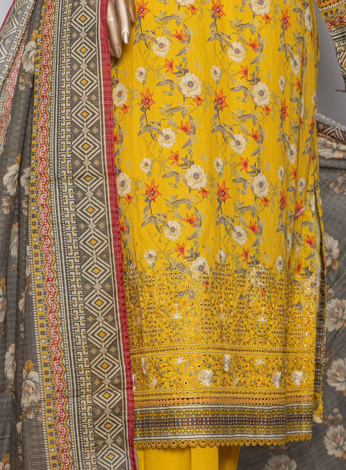Asasa By HZ Textile Digital Embroidered Lawn 3 Piece Unstitched Suit HZ24AV4 AEL-72 Asasa By HZ Textile Digital Embroidered Lawn 3 Piece Unstitched Suit HZ24AV4 AEL-72