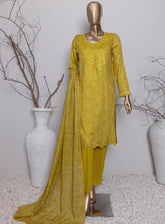 Asasa By HZ Textile Digital Embroidered Lawn 3 Piece Unstitched Suit HZ24AV4 AEL-82