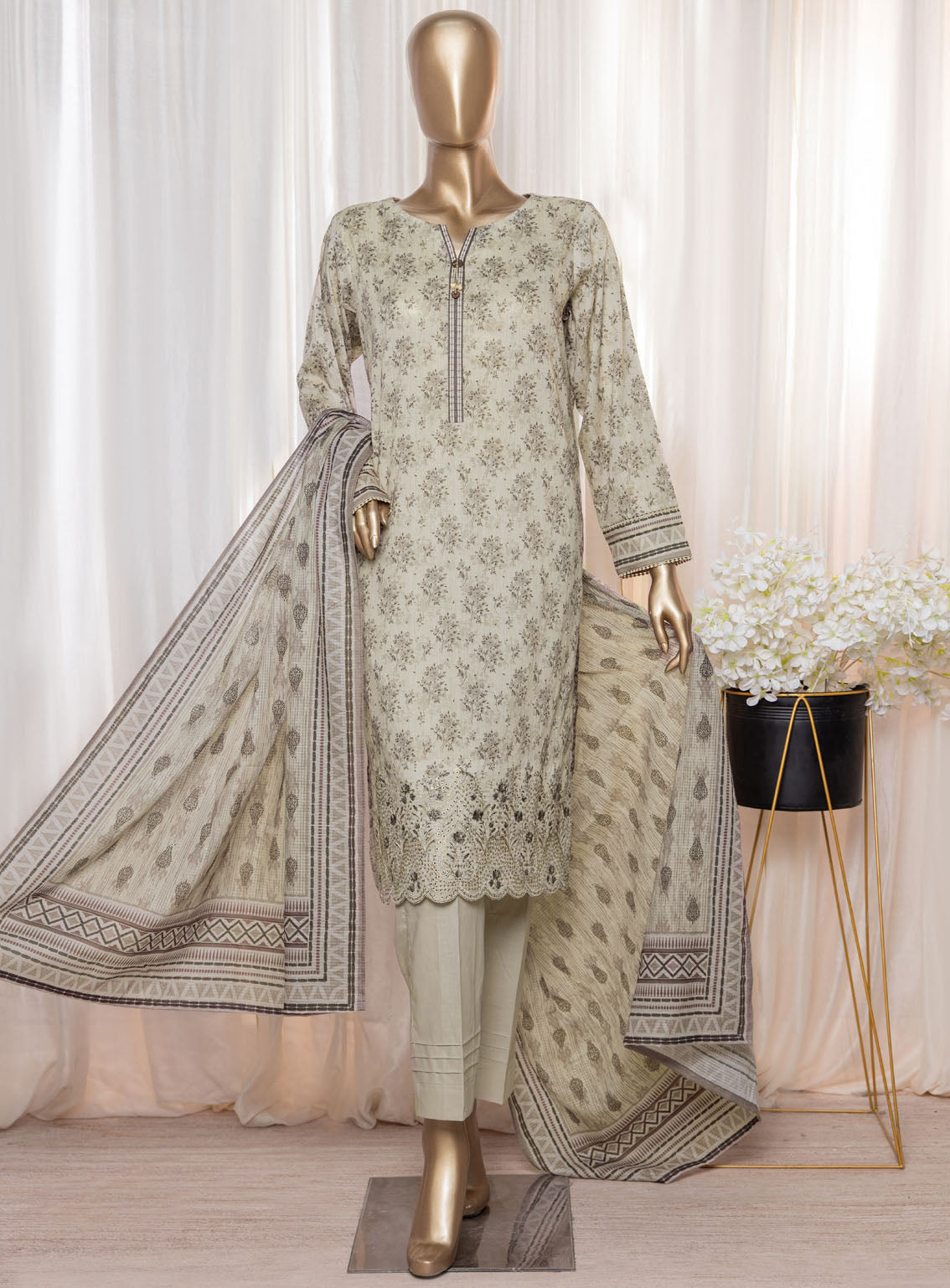 Asasa By HZ Textile Digital Embroidered Lawn 3 Piece Unstitched Suit HZ24AV4 AEL-83 Asasa By HZ Textile Digital Embroidered Lawn 3 Piece Unstitched Suit HZ24AV4 AEL-83