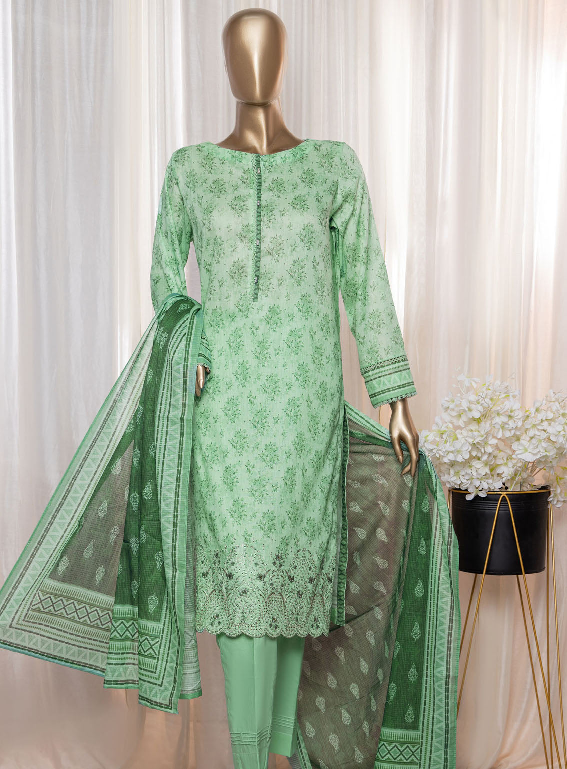 Asasa By HZ Textile Digital Embroidered Lawn 3 Piece Unstitched Suit HZ24AV4 AEL-84 Asasa By HZ Textile Digital Embroidered Lawn 3 Piece Unstitched Suit HZ24AV4 AEL-84