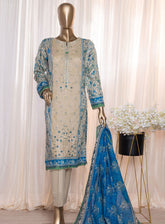 Asasa By HZ Textile Digital Embroidered Lawn 3 Piece Unstitched Suit HZ24AV4 AEL-88