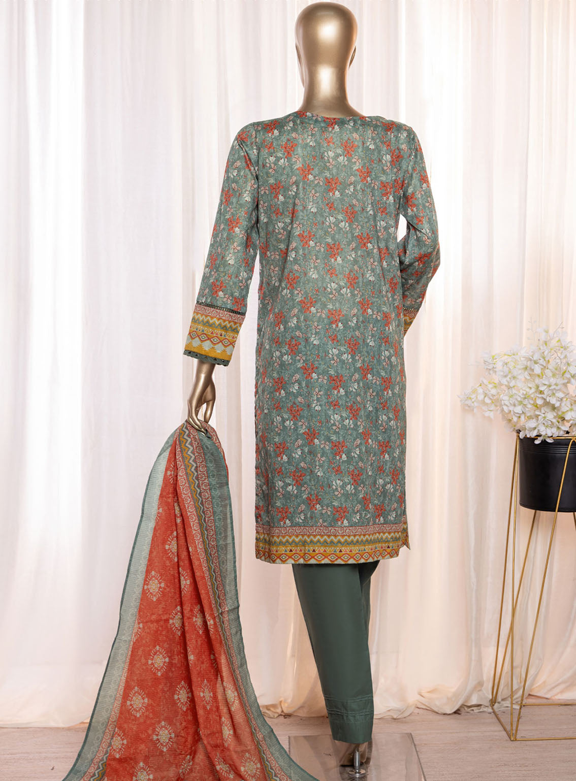 Asasa By HZ Textile Digital Embroidered Lawn 3 Piece Unstitched Suit HZ24AV4 AEL-89 Asasa By HZ Textile Digital Embroidered Lawn 3 Piece Unstitched Suit HZ24AV4 AEL-89