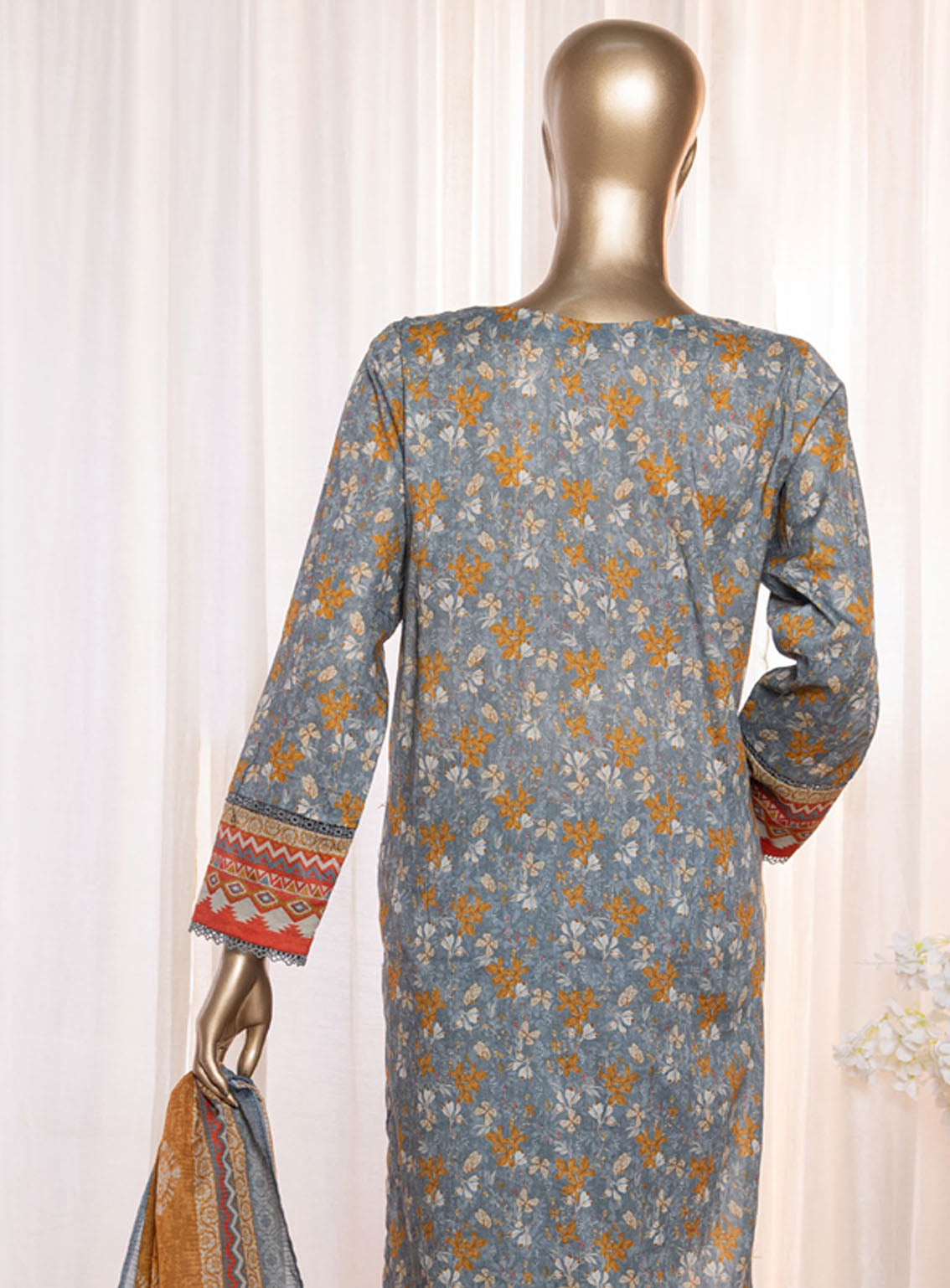 Asasa By HZ Textile Digital Embroidered Lawn 3 Piece Unstitched Suit HZ24AV4 AEL-90 Asasa By HZ Textile Digital Embroidered Lawn 3 Piece Unstitched Suit HZ24AV4 AEL-90