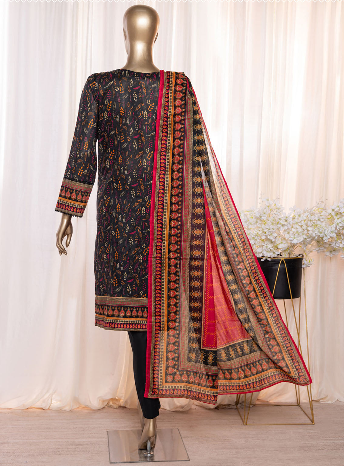 Asasa By HZ Textile Digital Embroidered Lawn 3 Piece Unstitched Suit HZ24AV4 AEL-92 Asasa By HZ Textile Digital Embroidered Lawn 3 Piece Unstitched Suit HZ24AV4 AEL-92