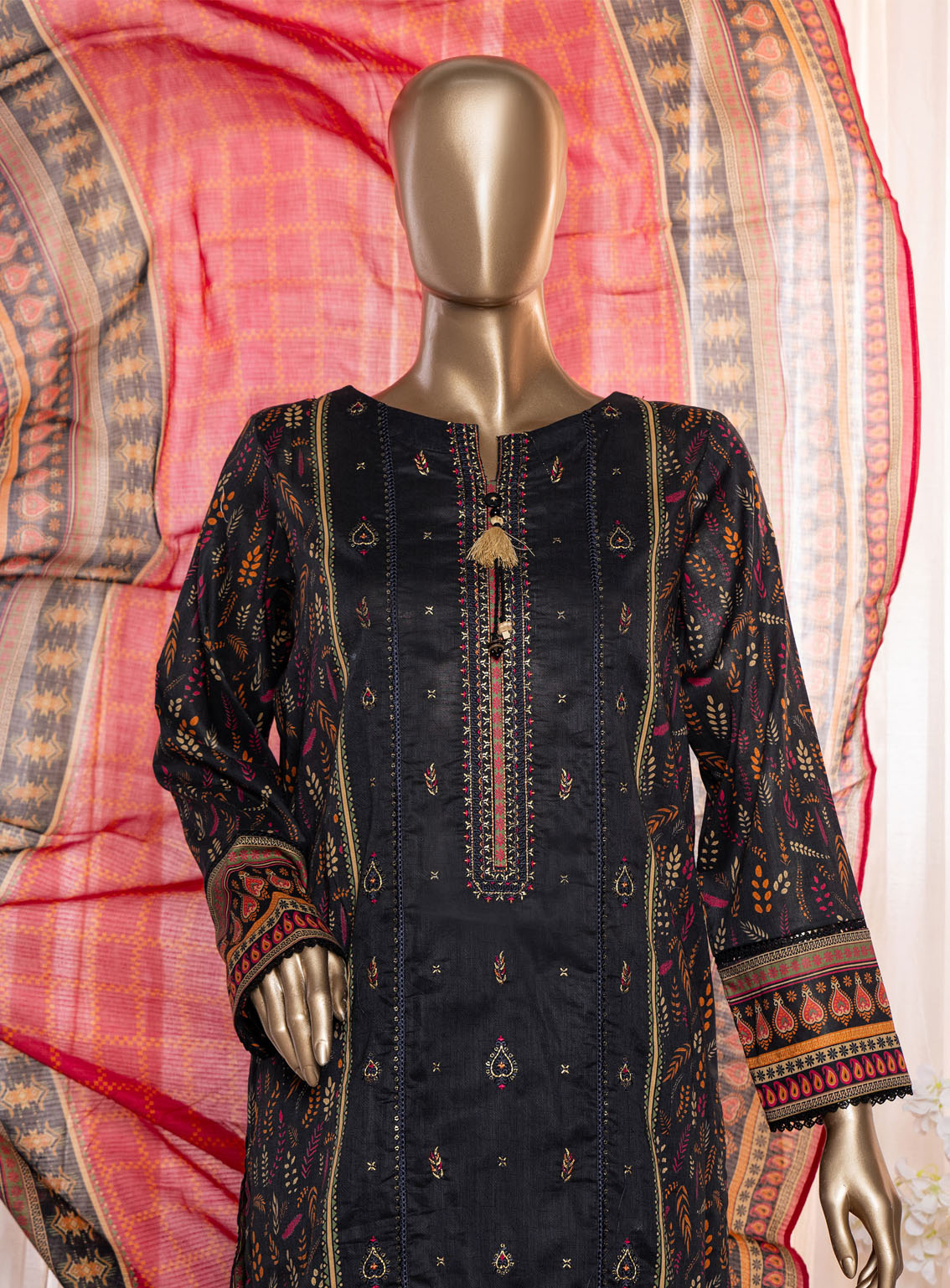 Asasa By HZ Textile Digital Embroidered Lawn 3 Piece Unstitched Suit HZ24AV4 AEL-92 Asasa By HZ Textile Digital Embroidered Lawn 3 Piece Unstitched Suit HZ24AV4 AEL-92