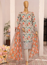 Asasa By HZ Textile Embroidered Lawn 3 Piece Unstitched Suit HZ25APE AJE-301