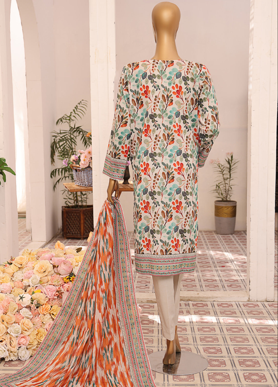 Asasa By HZ Textile Embroidered Lawn 3 Piece Unstitched Suit HZ25APE AJE-301 Asasa By HZ Textile Embroidered Lawn 3 Piece Unstitched Suit HZ25APE AJE-301