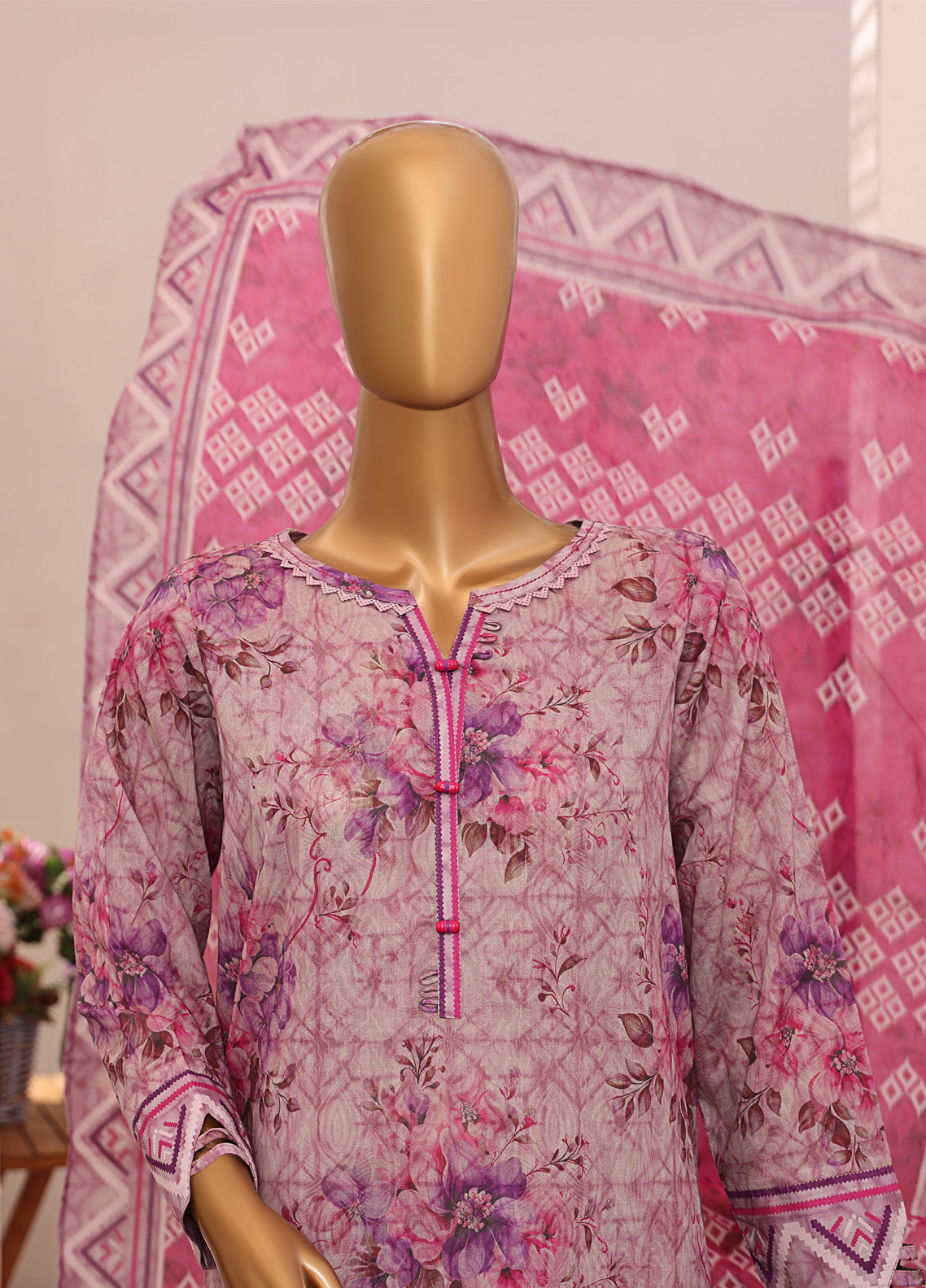 Asasa By HZ Textile Embroidered Lawn 3 Piece Unstitched Suit HZ25APE AJE-303 Asasa By HZ Textile Embroidered Lawn 3 Piece Unstitched Suit HZ25APE AJE-303