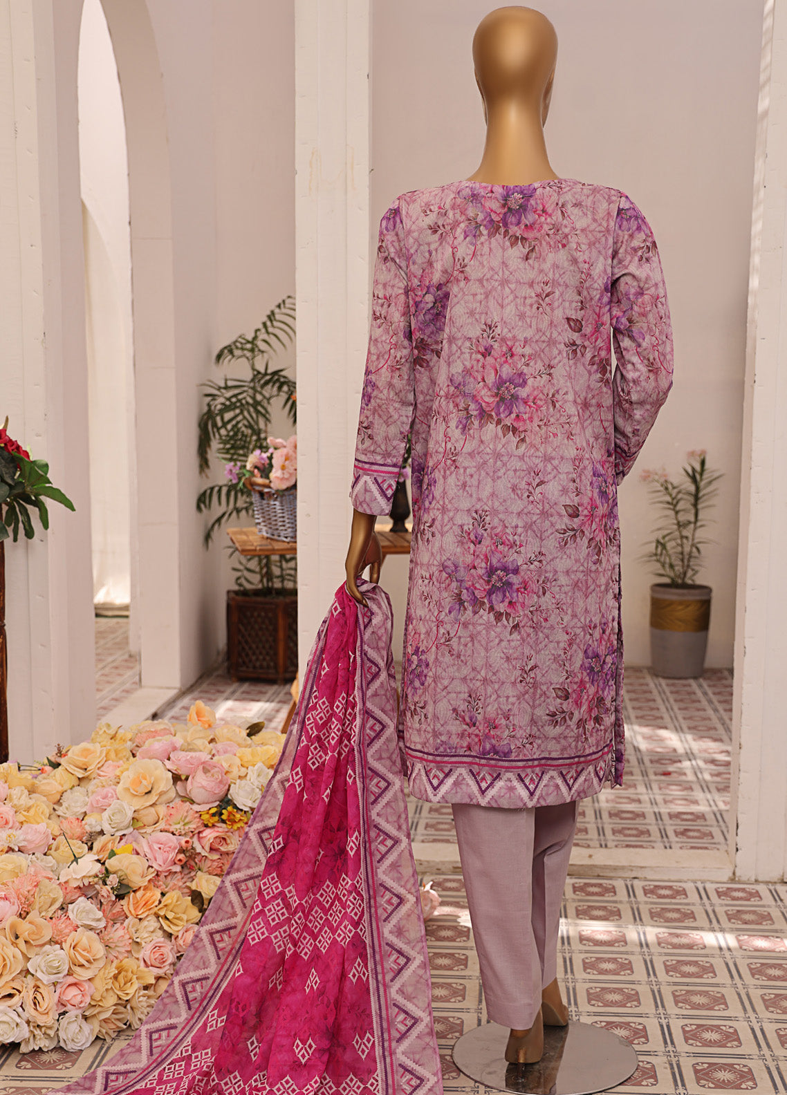 Asasa By HZ Textile Embroidered Lawn 3 Piece Unstitched Suit HZ25APE AJE-303 Asasa By HZ Textile Embroidered Lawn 3 Piece Unstitched Suit HZ25APE AJE-303