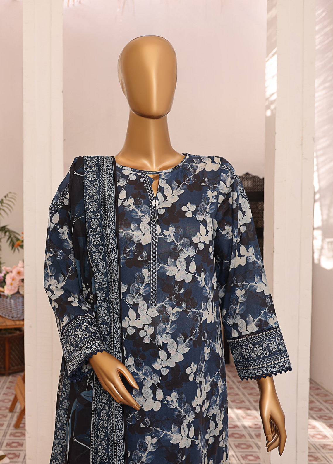 Asasa By HZ Textile Embroidered Lawn 3 Piece Unstitched Suit HZ25APE AJE-304 Asasa By HZ Textile Embroidered Lawn 3 Piece Unstitched Suit HZ25APE AJE-304