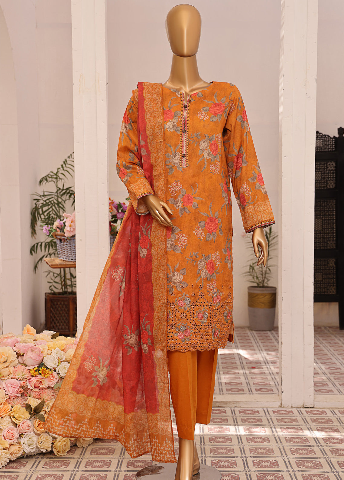 Asasa By HZ Textile Embroidered Lawn 3 Piece Unstitched Suit HZ25APE AJE-308 Asasa By HZ Textile Embroidered Lawn 3 Piece Unstitched Suit HZ25APE AJE-308