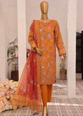 Asasa By HZ Textile Embroidered Lawn 3 Piece Unstitched Suit HZ25APE AJE-308