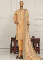 Asasa HZ Textile Digital Printed Embroidered Lawn 3 Piece Unstitched Suit HZ25AV1 AEL-233