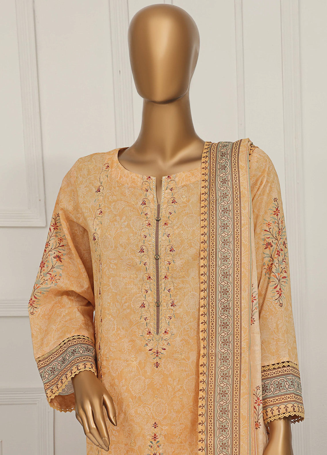 Asasa HZ Textile Digital Printed Embroidered Lawn 3 Piece Unstitched Suit HZ25AV1 AEL-233 Asasa HZ Textile Digital Printed Embroidered Lawn 3 Piece Unstitched Suit HZ25AV1 AEL-233