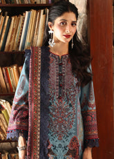 Asim Jofa Embroidered Khaddar Winter 3 Piece Unstitched Suit AJ24UW AJUW-01
