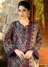 Asim Jofa Embroidered Khaddar Winter 3 Piece Unstitched Suit AJ24UW AJUW-06