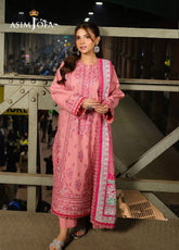 Asim Jofa Embroidered Lawn 2 Piece Unstitched Suit AJ25EL AJUBF-02
