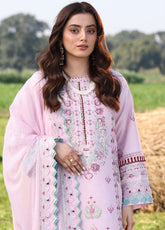 Asim Jofa Embroidered Lawn 3 Piece Unstitched Suit AJ25L D-AJELL-09