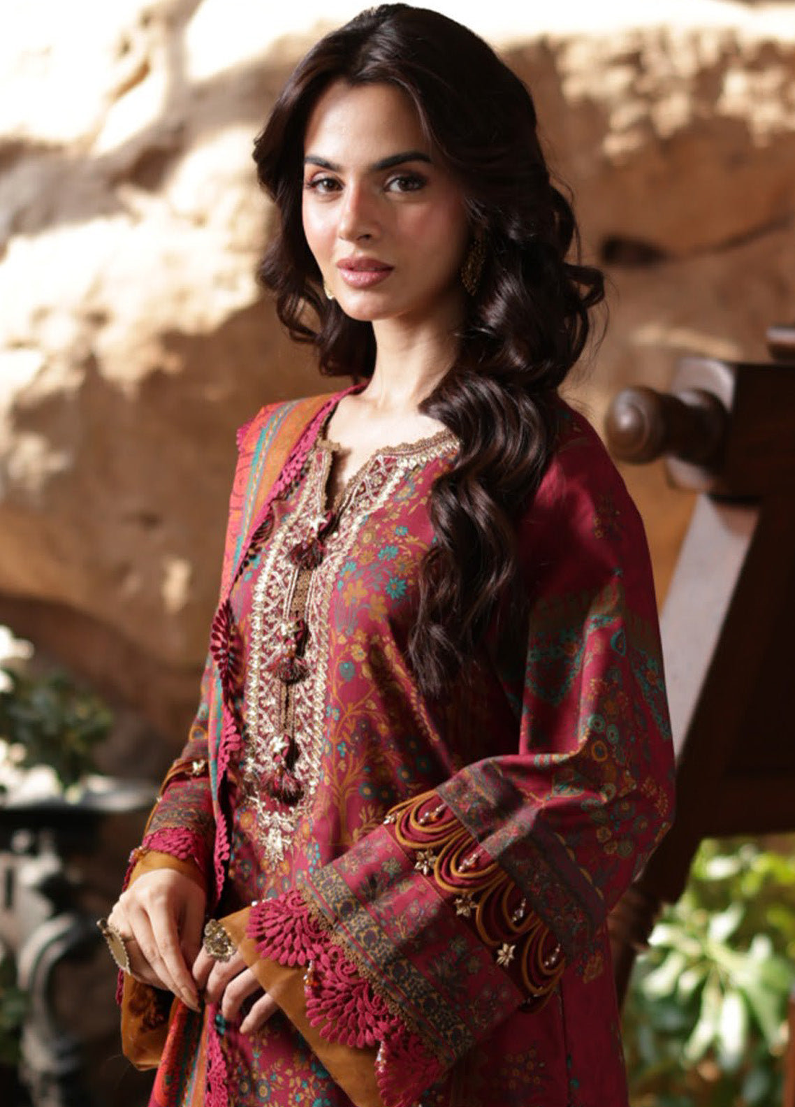 Asim Jofa Embroidered Viscose Winter 3 Piece Unstitched Suit AJ24UW AJUW-18 Asim Jofa Embroidered Viscose Winter 3 Piece Unstitched Suit AJ24UW AJUW-18