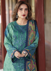 Asim Jofa Embroidered Viscose Winter 3 Piece Unstitched Suit AJ24UW AJUW-24