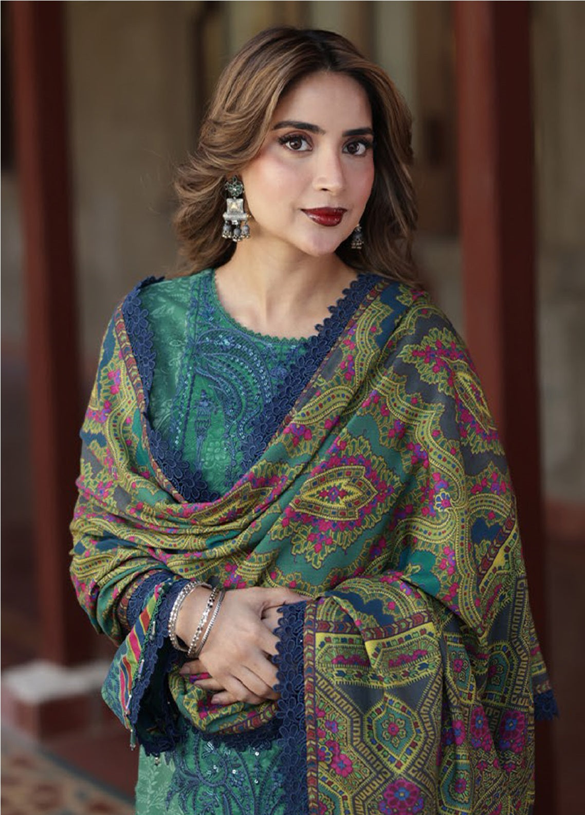 Asim Jofa Embroidered Viscose Winter 3 Piece Unstitched Suit AJ24UW AJUW-24 Asim Jofa Embroidered Viscose Winter 3 Piece Unstitched Suit AJ24UW AJUW-24