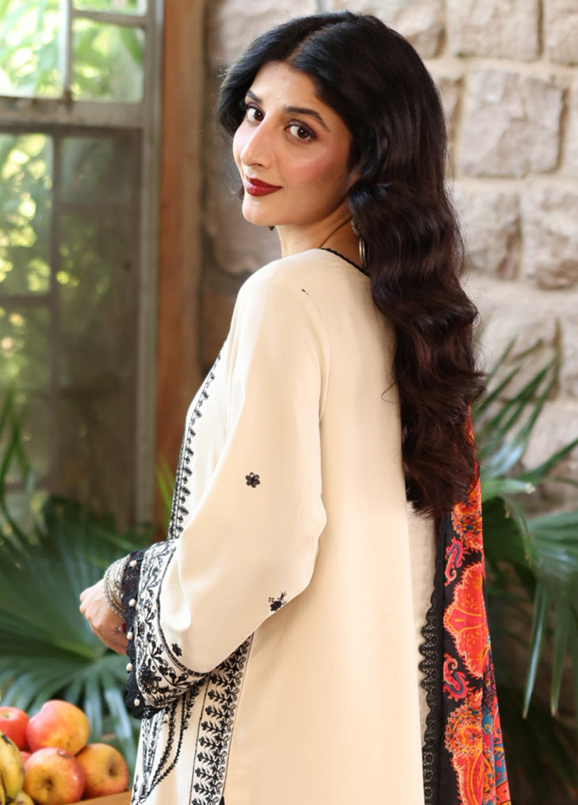 Asim Jofa Embroidered Viscose Winter 3 Piece Unstitched Suit AJ24UW AJUW-26 Asim Jofa Embroidered Viscose Winter 3 Piece Unstitched Suit AJ24UW AJUW-26