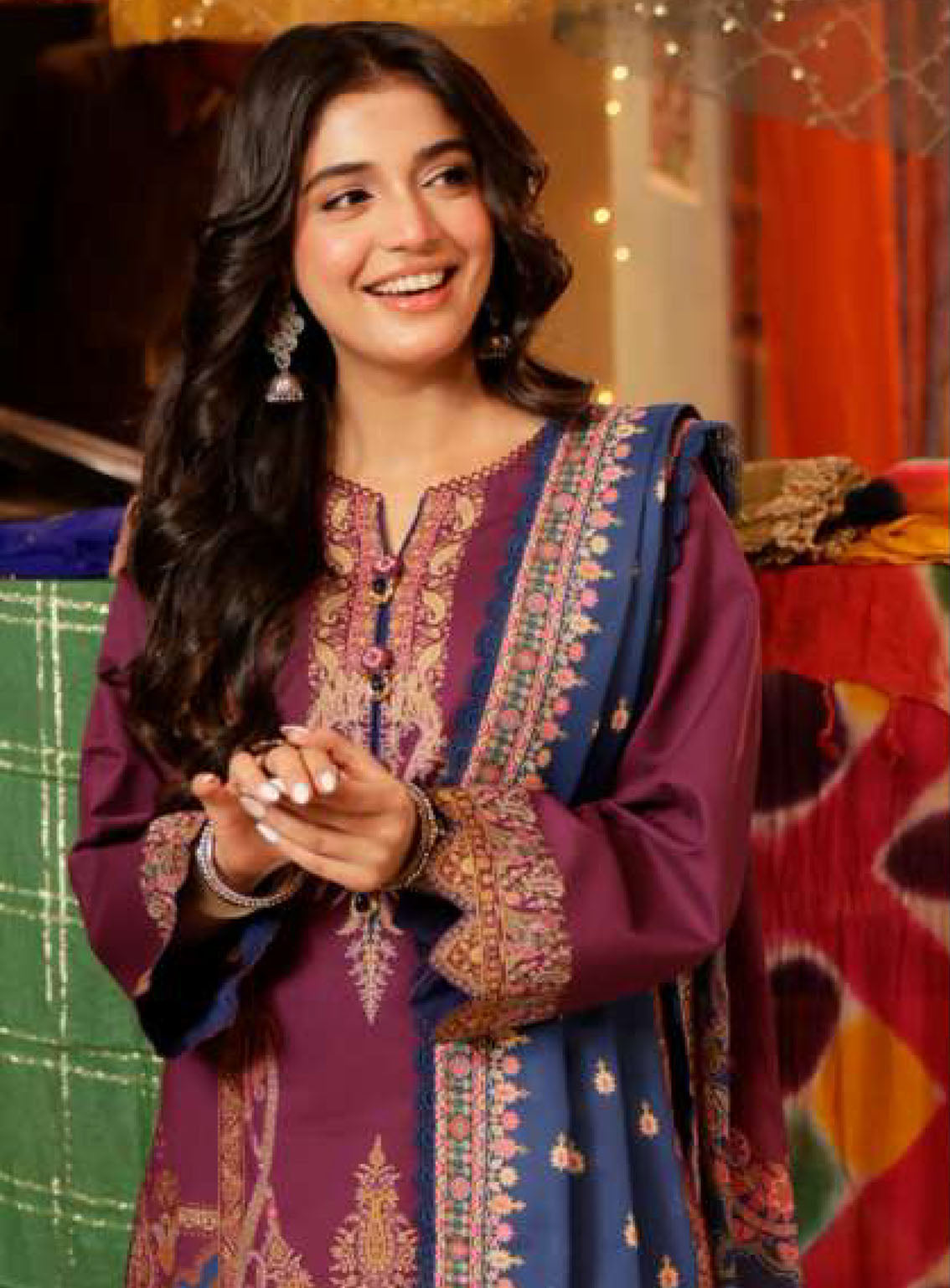 Asim Jofa Limited Edition Printed Lawn 3 Piece Unstitched Suit AJ24LE AJEL-14 Asim Jofa Limited Edition Printed Lawn 3 Piece Unstitched Suit AJ24LE AJEL-14