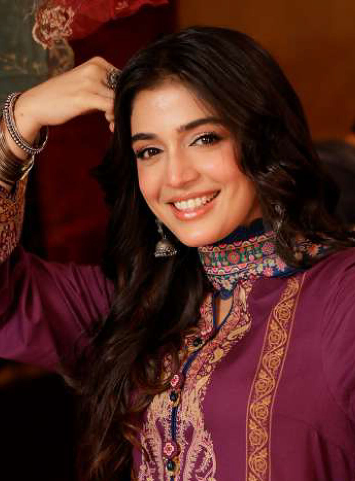 Asim Jofa Limited Edition Printed Lawn 3 Piece Unstitched Suit AJ24LE AJEL-14 Asim Jofa Limited Edition Printed Lawn 3 Piece Unstitched Suit AJ24LE AJEL-14