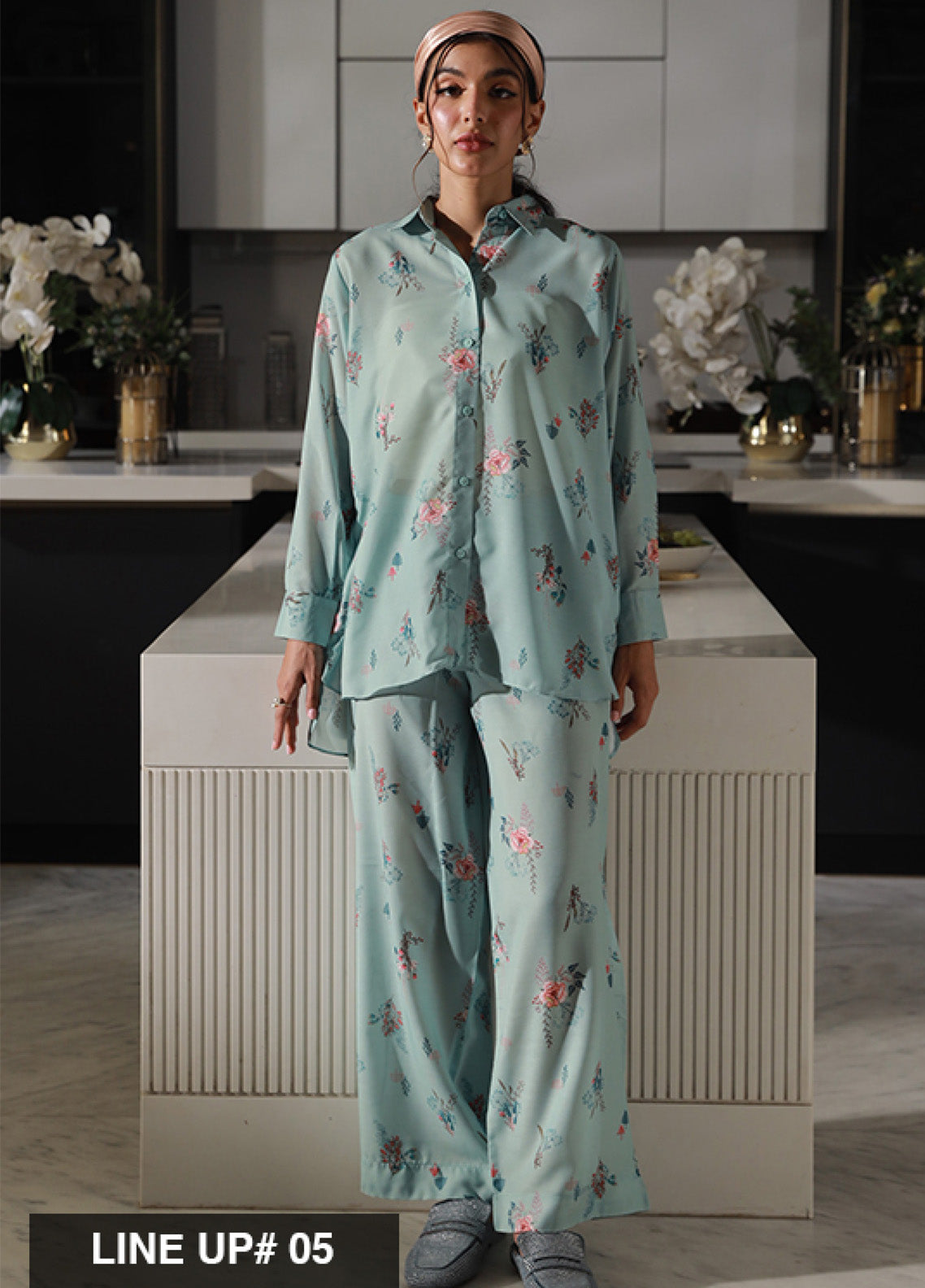 Asim Jofa Lounge Wear Cross Weave 2 Piece Stitched Suit AJ24LW AJLW-05 Asim Jofa Lounge Wear Cross Weave 2 Piece Stitched Suit AJ24LW AJLW-05
