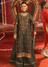 Asim Jofa Luxury Festive Embroidered Chiffon 3 Piece Unstitched Suit AJ25LFD3 AJLLF-02