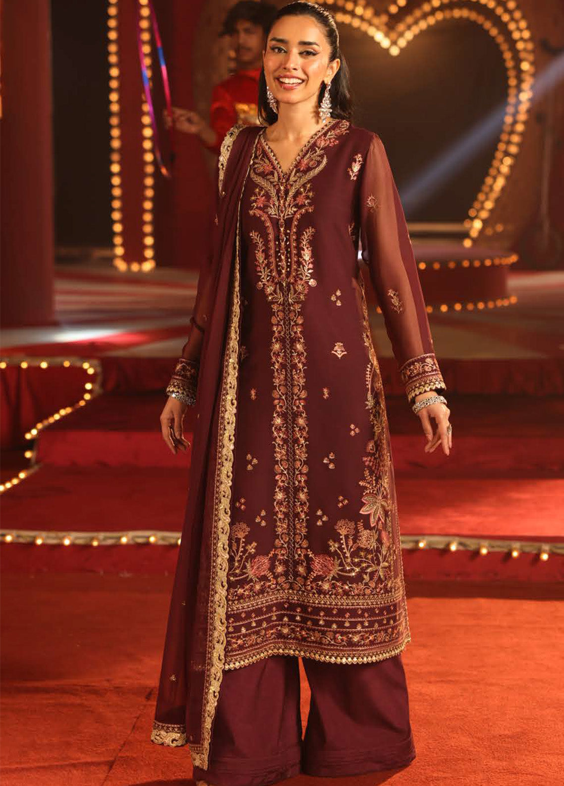 Asim Jofa Luxury Festive Embroidered Chiffon 3 Piece Unstitched Suit AJ25LFD3 AJLLF-04 Asim Jofa Luxury Festive Embroidered Chiffon 3 Piece Unstitched Suit AJ25LFD3 AJLLF-04