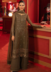 Asim Jofa Luxury Festive Embroidered Chiffon 3 Piece Unstitched Suit AJ25LFD3 AJLLF-07