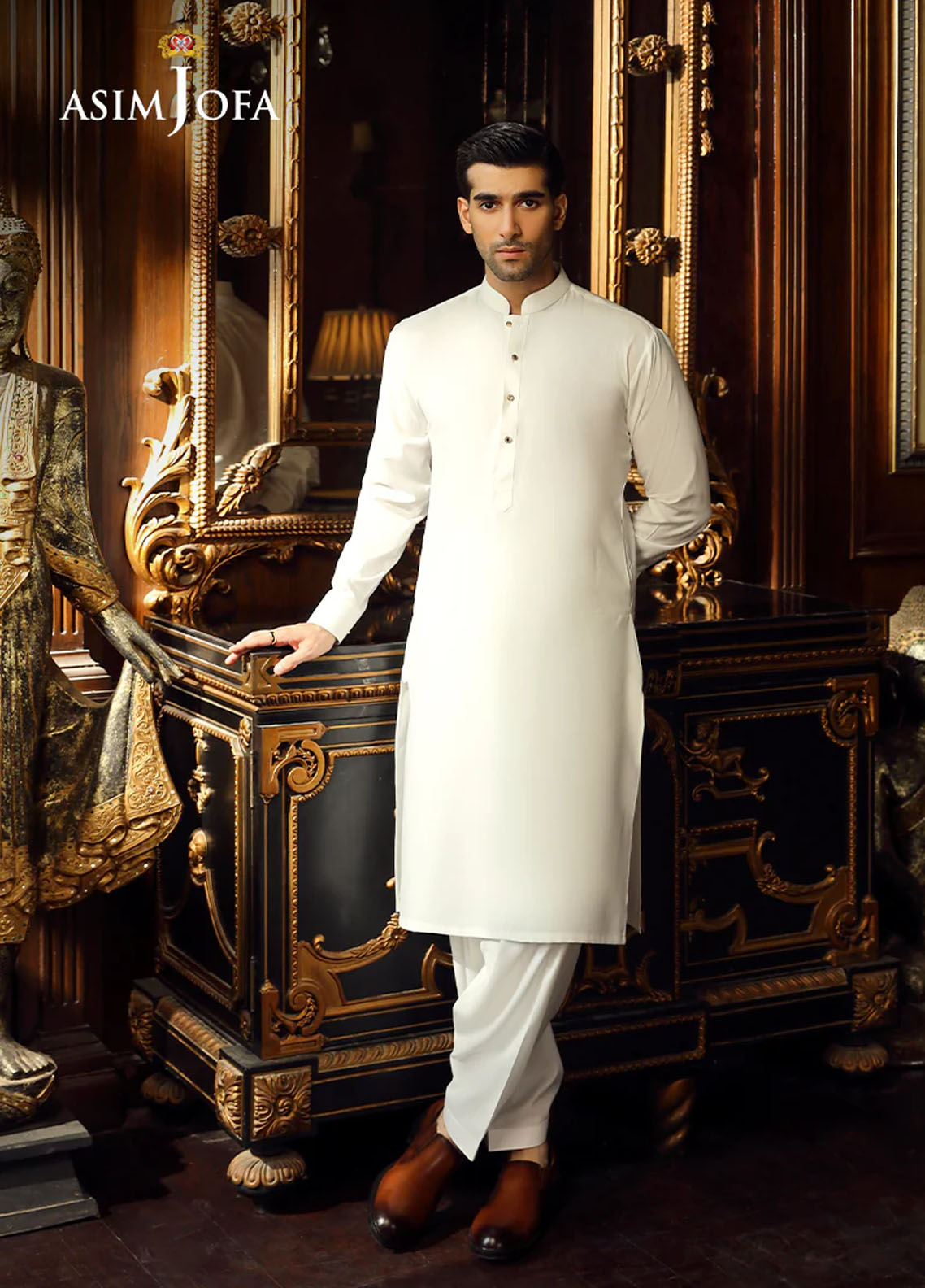 Asim Jofa Men Wash & Wear 2 Piece Stitched Suit AJ24MBP AJMBP-01 Asim Jofa Men Wash & Wear 2 Piece Stitched Suit AJ24MBP AJMBP-01