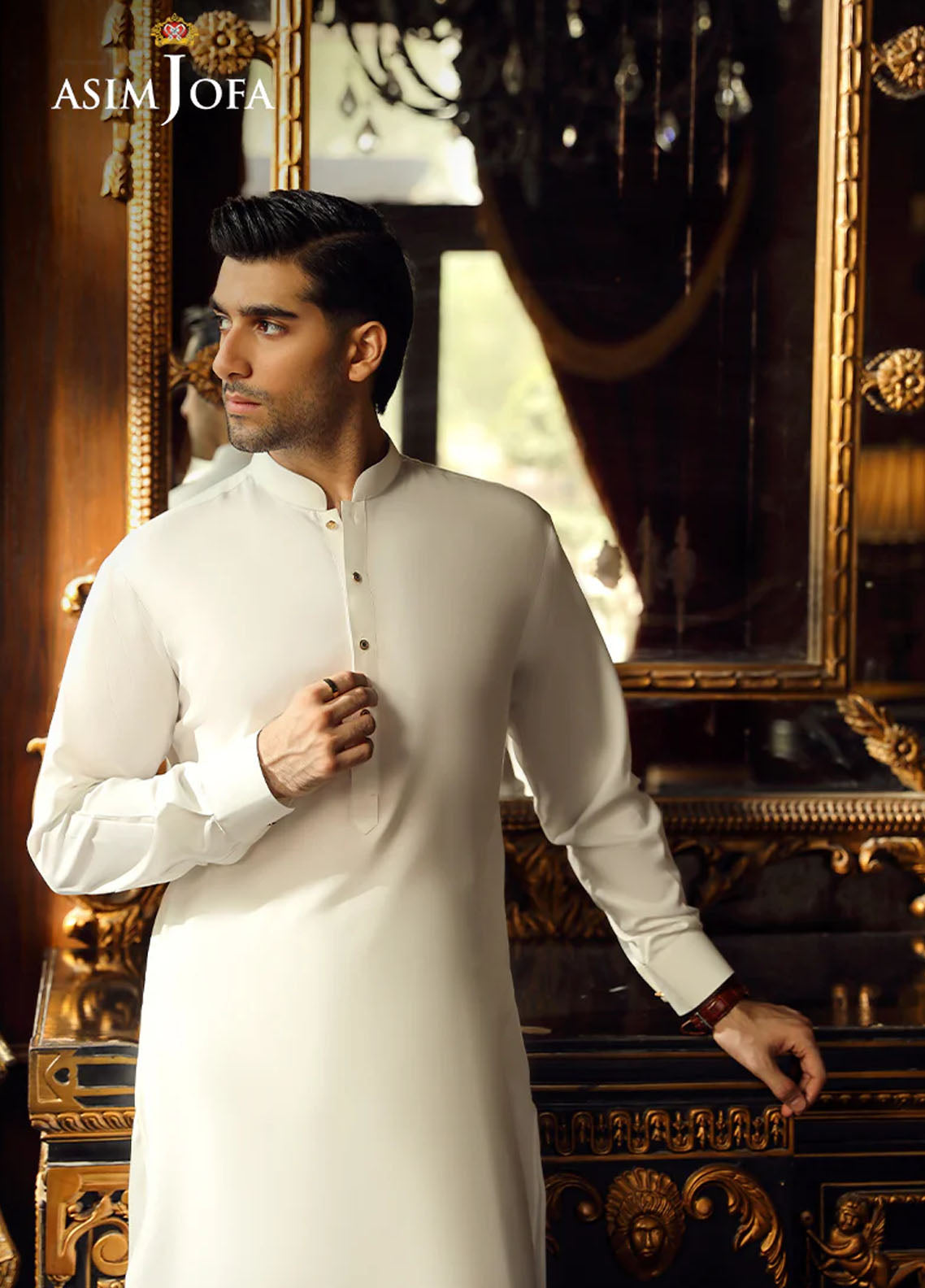 Asim Jofa Men Wash & Wear 2 Piece Stitched Suit AJ24MBP AJMBP-01 Asim Jofa Men Wash & Wear 2 Piece Stitched Suit AJ24MBP AJMBP-01