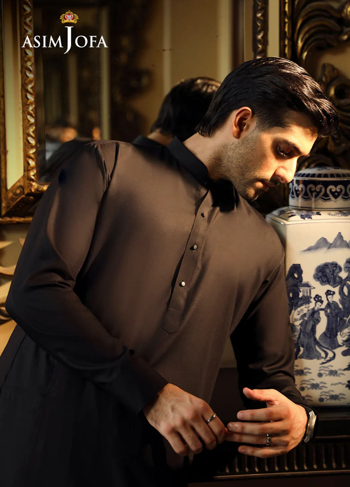 Asim Jofa Men Wash & Wear 2 Piece Stitched Suit AJ24MBP AJMBP-02 Asim Jofa Men Wash & Wear 2 Piece Stitched Suit AJ24MBP AJMBP-02