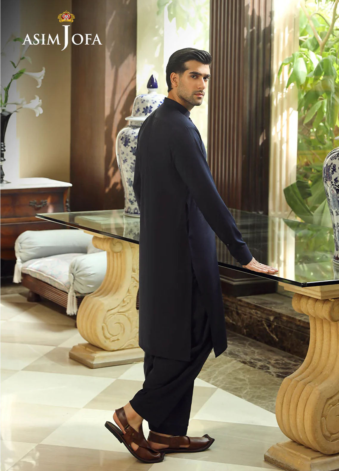 Asim Jofa Men Wash & Wear 2 Piece Stitched Suit AJ24MBP AJMBP-03 Asim Jofa Men Wash & Wear 2 Piece Stitched Suit AJ24MBP AJMBP-03