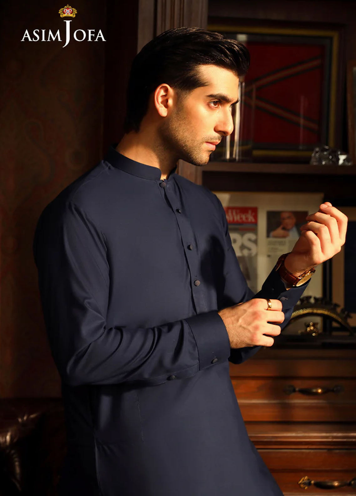 Asim Jofa Men Wash & Wear 2 Piece Stitched Suit AJ24MBP AJMBP-05 Asim Jofa Men Wash & Wear 2 Piece Stitched Suit AJ24MBP AJMBP-05