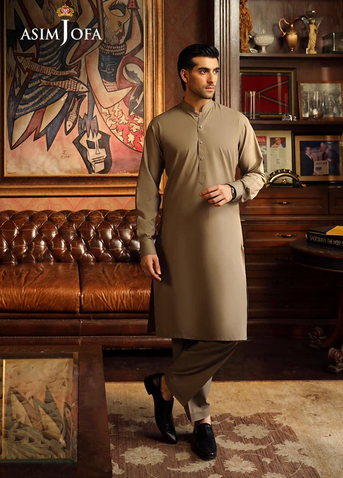 Asim Jofa Men Wash & Wear 2 Piece Stitched Suit AJ24MBP AJMBP-07 Asim Jofa Men Wash & Wear 2 Piece Stitched Suit AJ24MBP AJMBP-07