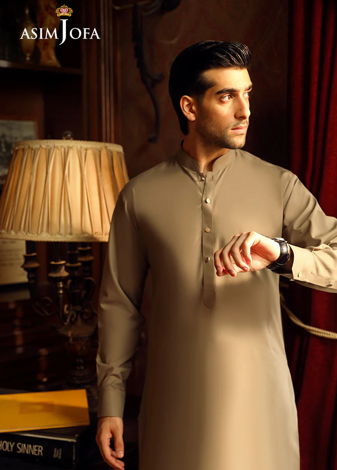 Asim Jofa Men Wash & Wear 2 Piece Stitched Suit AJ24MBP AJMBP-07 Asim Jofa Men Wash & Wear 2 Piece Stitched Suit AJ24MBP AJMBP-07