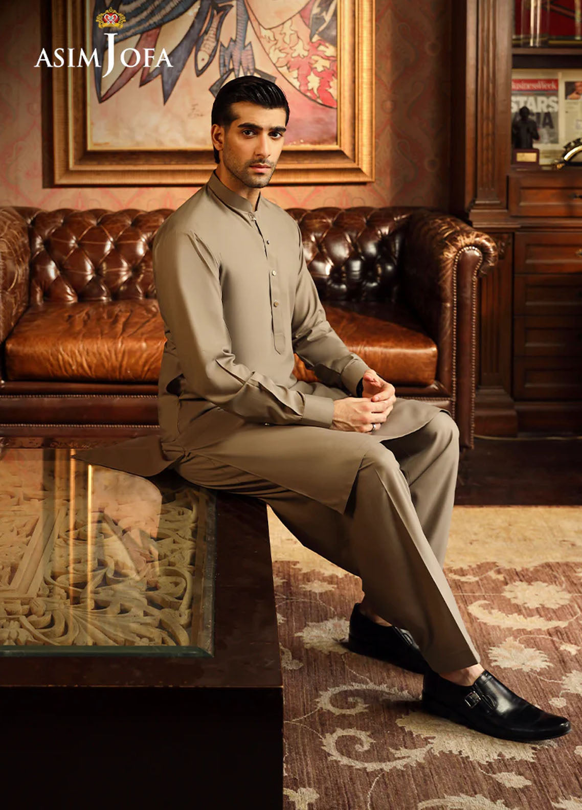 Asim Jofa Men Wash & Wear 2 Piece Stitched Suit AJ24MBP AJMBP-07 Asim Jofa Men Wash & Wear 2 Piece Stitched Suit AJ24MBP AJMBP-07