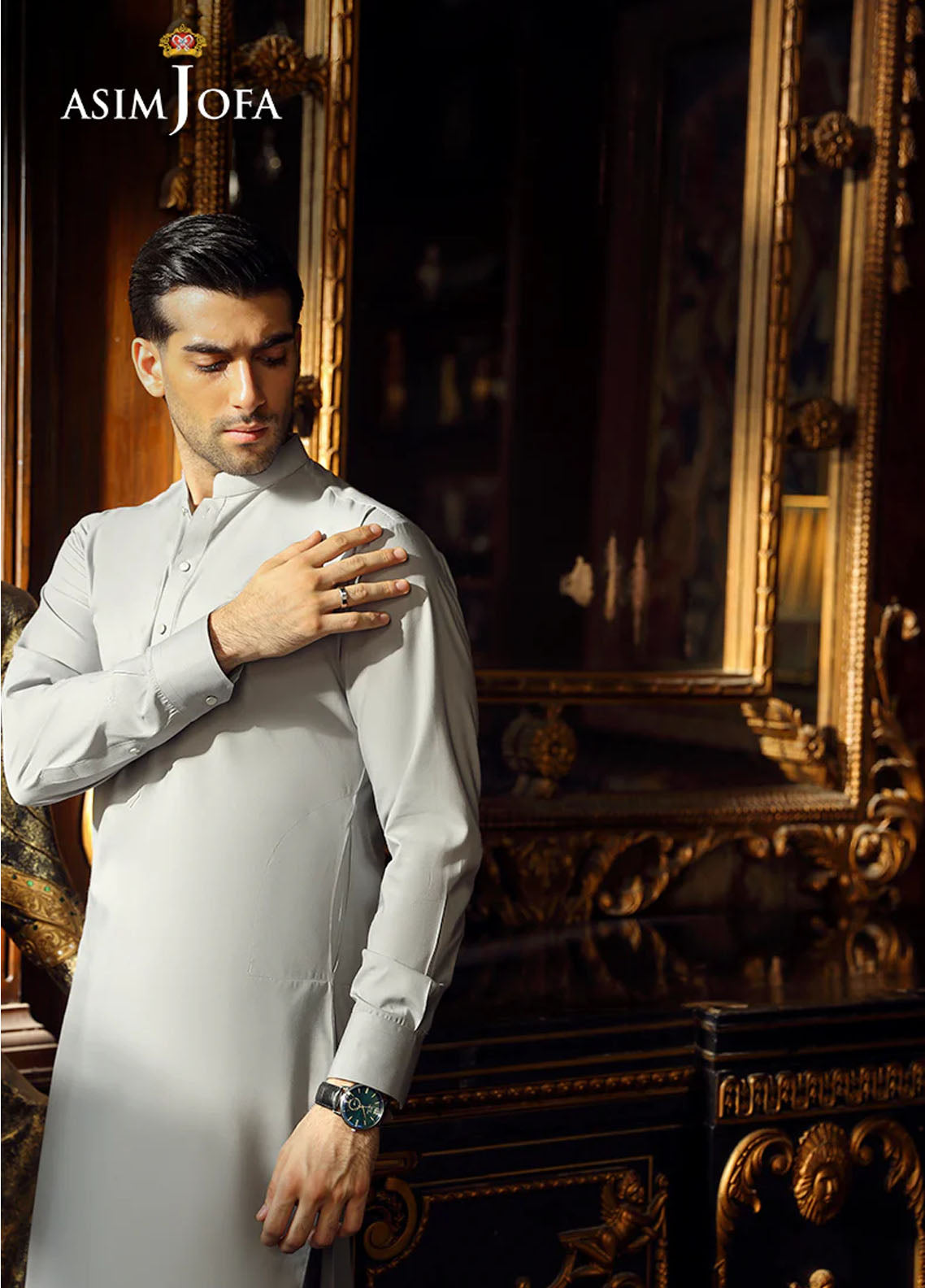 Asim Jofa Men Wash & Wear 2 Piece Stitched Suit AJ24MBP AJMBP-08 Asim Jofa Men Wash & Wear 2 Piece Stitched Suit AJ24MBP AJMBP-08