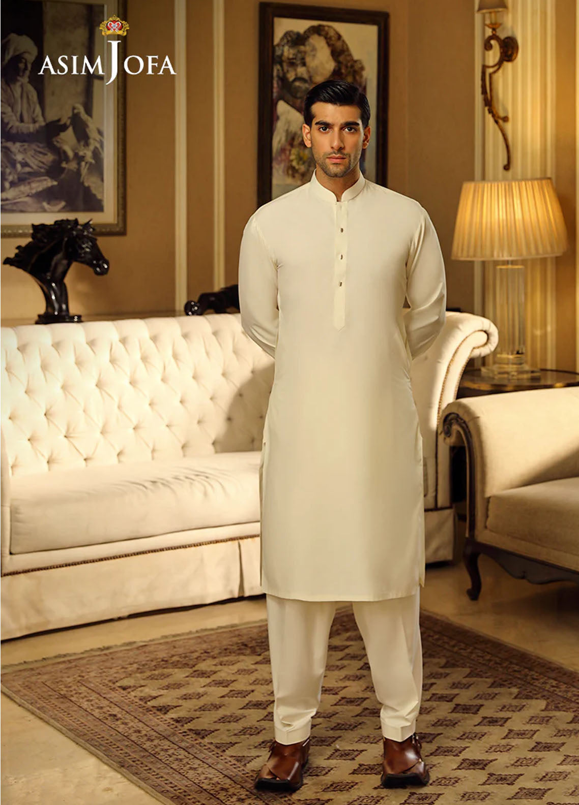 Asim Jofa Men Wash & Wear 2 Piece Stitched Suit AJ24MBP AJMBP-09 Asim Jofa Men Wash & Wear 2 Piece Stitched Suit AJ24MBP AJMBP-09