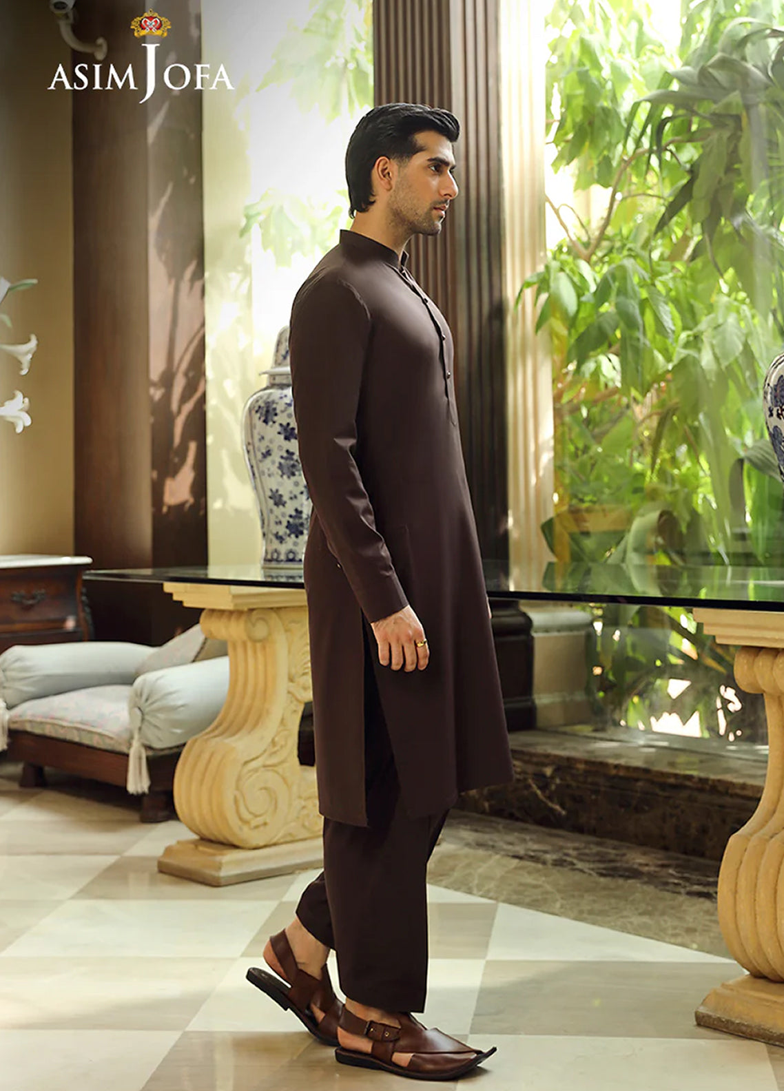 Asim Jofa Men Wash & Wear 2 Piece Unstitched Suit AJ24MB AJMB-04 Asim Jofa Men Wash & Wear 2 Piece Unstitched Suit AJ24MB AJMB-04