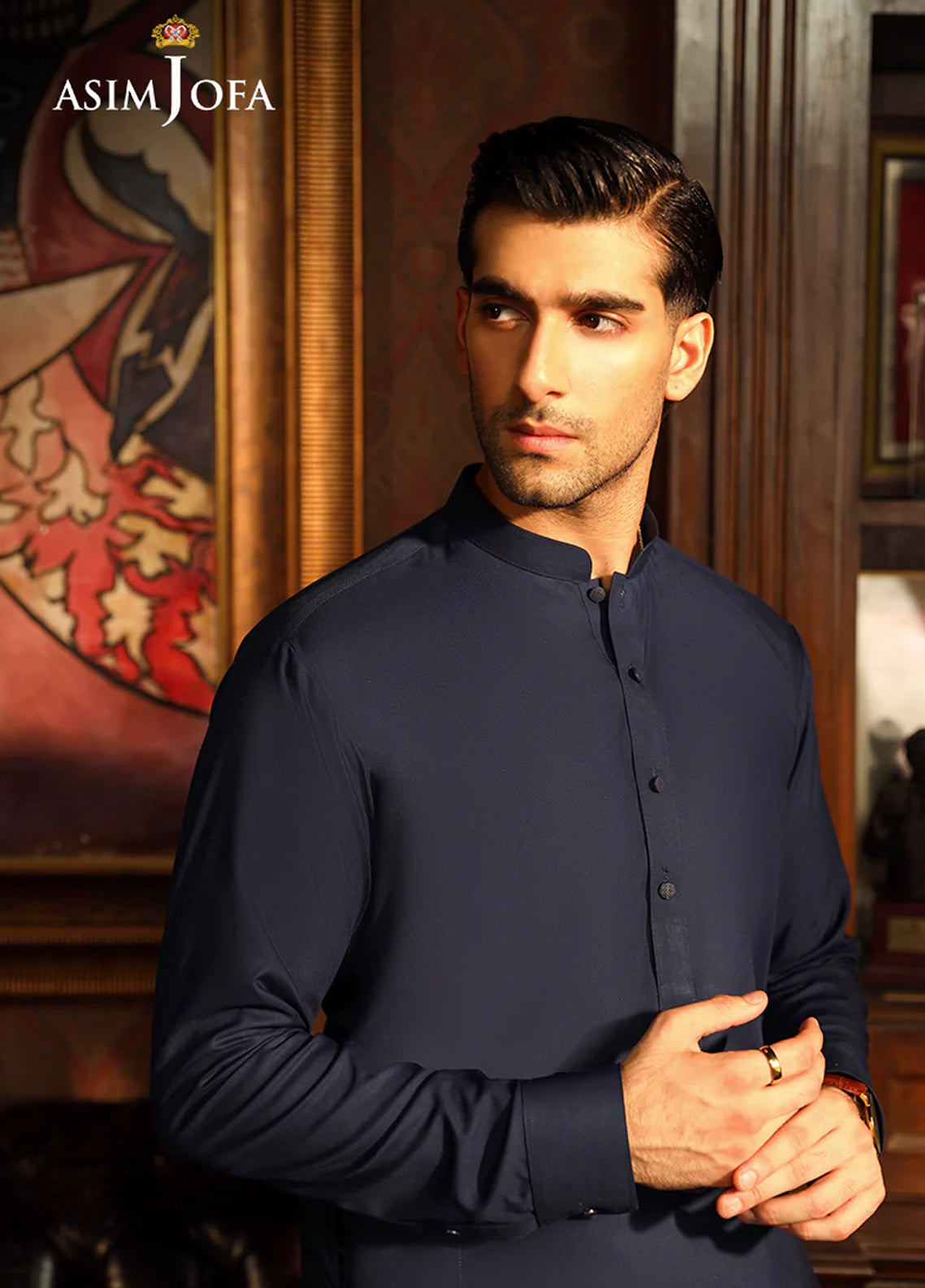 Asim Jofa Men Wash & Wear 2 Piece Unstitched Suit AJ24MB AJMB-05 Asim Jofa Men Wash & Wear 2 Piece Unstitched Suit AJ24MB AJMB-05